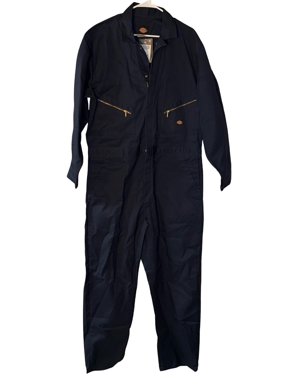 NWT Dickies Deluxe Blended Long Sleeve Coveralls Navy Blue Jumpsuit Workwear XL - Picture 3 of 13